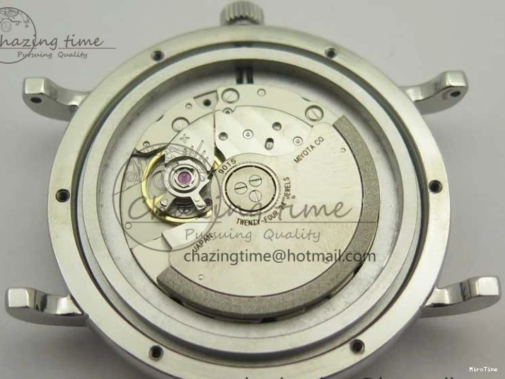 MIROTIME 0104 FastDry Portofino IW356501 SS V3 MK 1:1 Best Edition Black Dial On SS Mesh Bracelet MIYOTA 7195